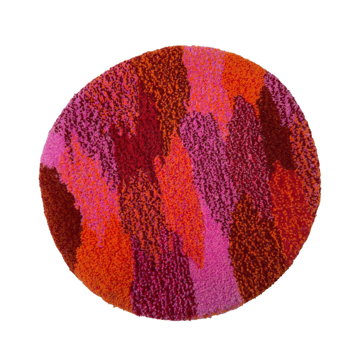 'Anemone' Hand Tufted circular wall hanging
