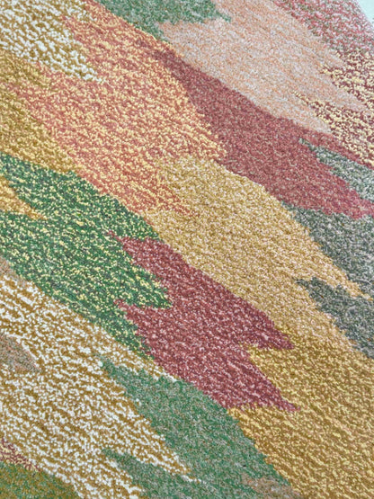 'Mojito' Hand tufted yellow, green and pink pastel tufted rug