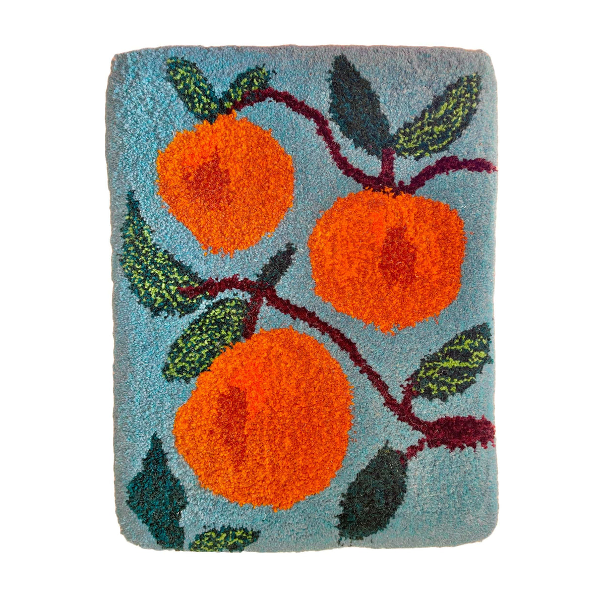 Hand Tufted Fruit and Veg tufted wall hangings