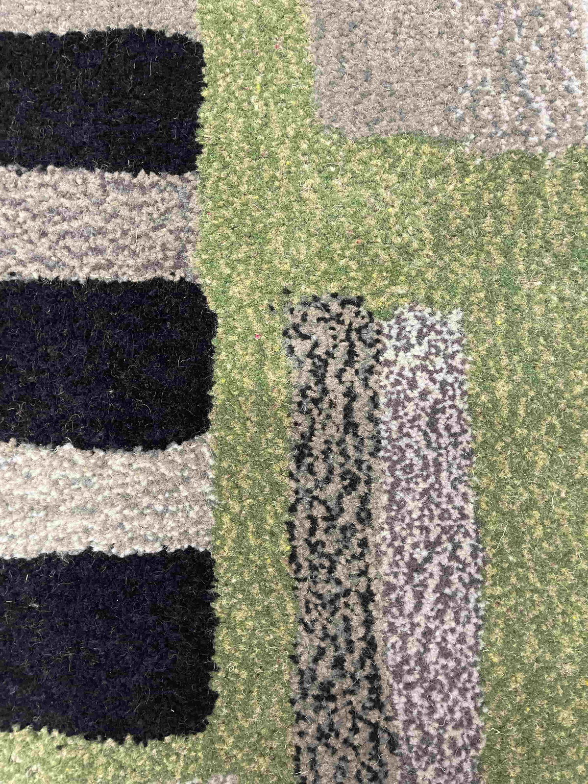 'Sage' Hand tufted sage green tufted small rug
